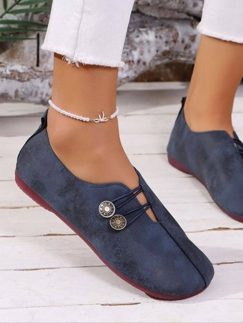 Marisol Orthopedic Comfort Leather Loafers - Sz 42